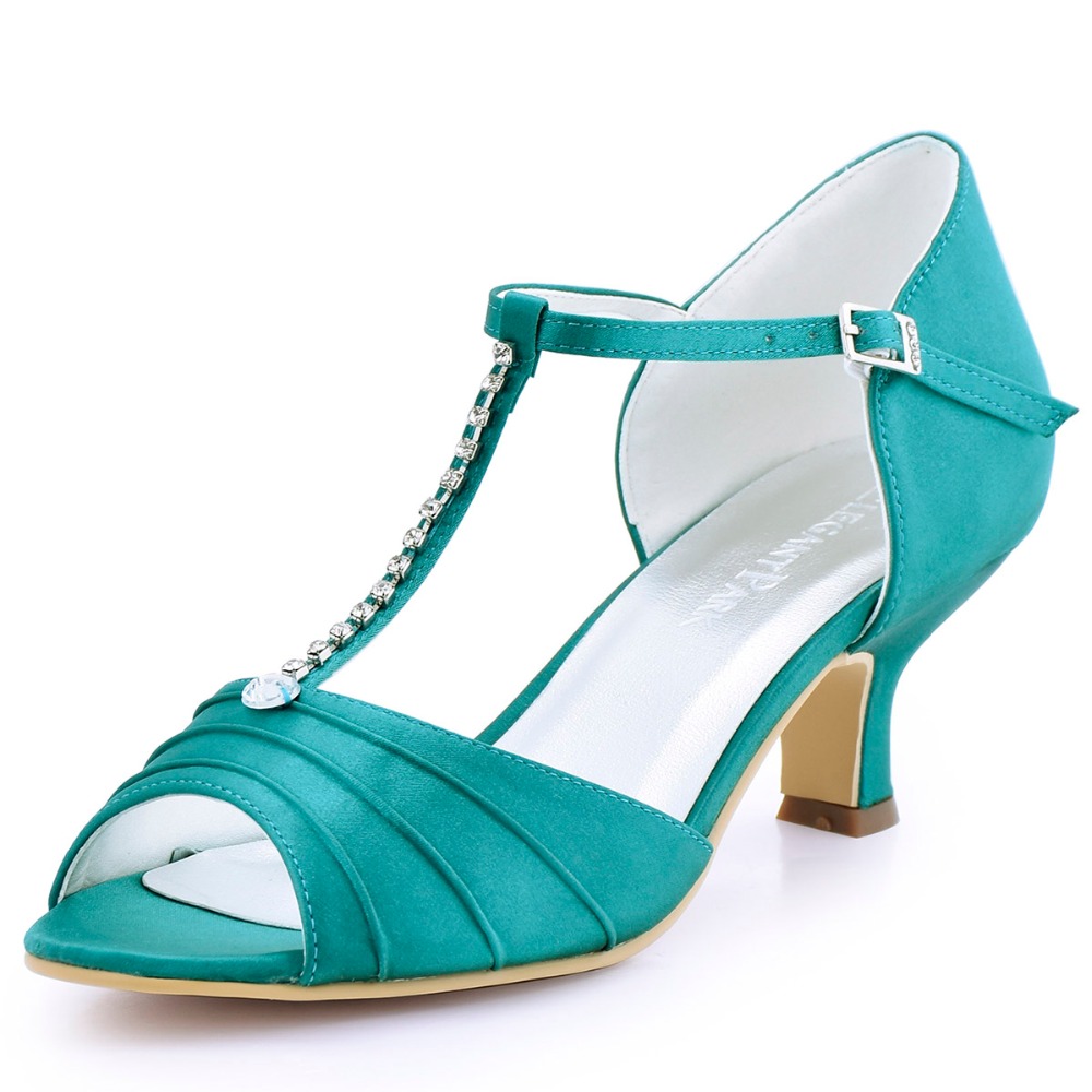 what shoes to wear with teal dress