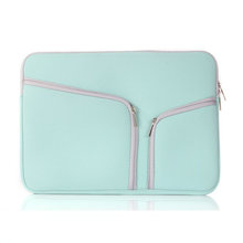 2016 New Fashion Laptop Sleeve Bag Dual Zipper Laptop Bag Case For Apple MacBook pro 12 bag MacBook Retina 12 bag A1534 case
