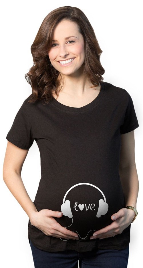 Black-Color-Tee-Fashion-Pregnant-Maternity-T-Shirts-Casual-Love-Headphones-Maternity-Shirt-Funny-Maternity-Shirts (1)