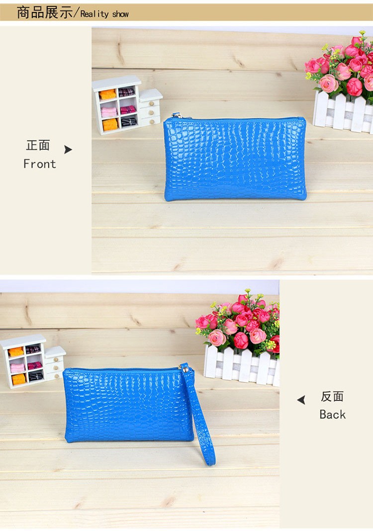 2015 Fashion PU Leather Purse Women Coin Purse Female Stone Pattern Wallet Womens Casual Money and Phone Hand Bag SEVEN Colors (16)