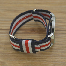 fashion dress quartz nylon man watch woman 40mm waterproof PU steel real leather band silver antibrittle