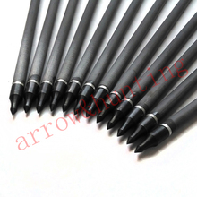 12pcs 30 archery compound bow arrow with carbon shaft and insert arrow head hunting bow bolt