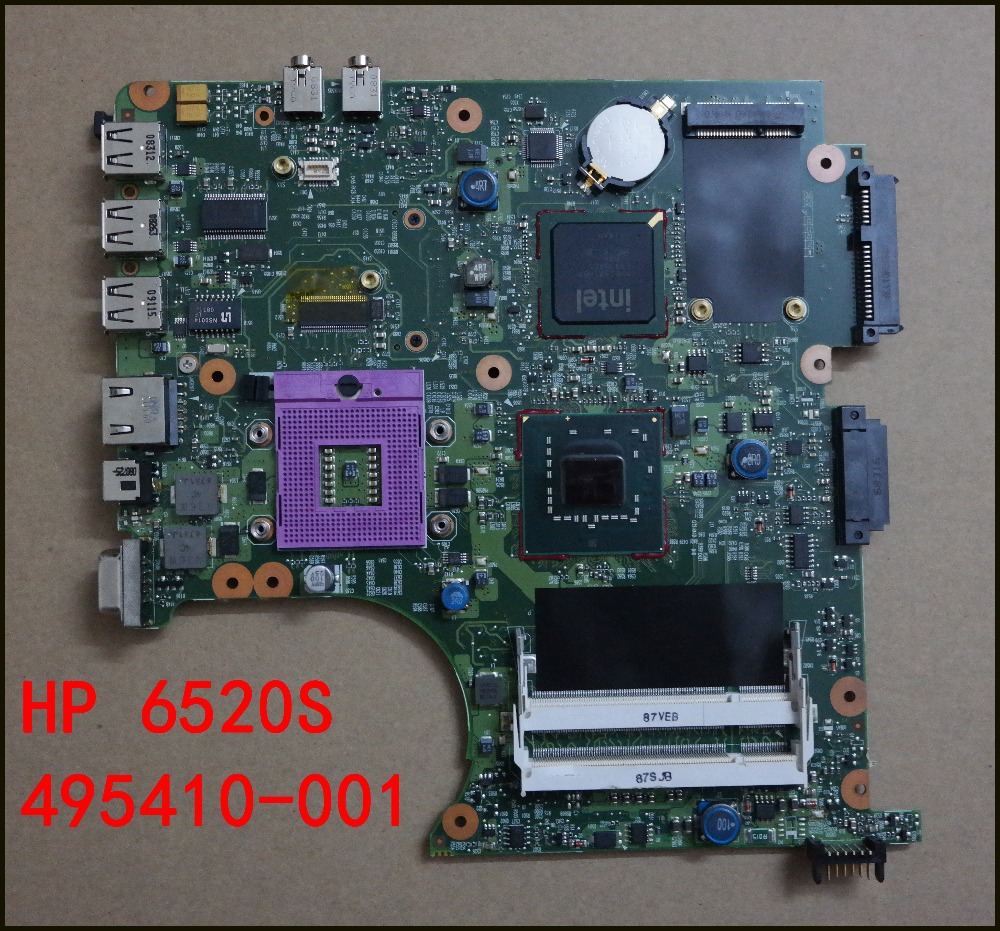 for HP 6520S 540 541 550 series 495410-001 Laptop Motherboard fully tested & working perfect
