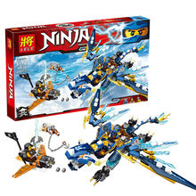 06027 Jay’s Elemental Dragon Ninjagoed Marvel Ninja Building Block Kits Toys Minifigures Compatible With LEGO For Boys Gifts