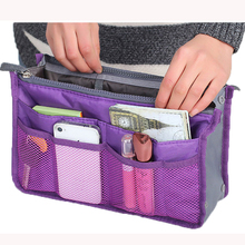 2016 Real New Solid 3 Colors Make Up Organizer Bag Women Men Casual Travel Functional Cosmetic Bags Storage In Makeup Handbag