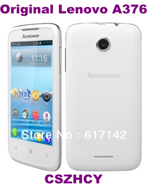 Lenovo A376 Original Unlocked Smart Mobile phone 4Inches Wifi China Brand DHL EMS Free shinpping