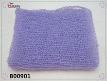 New Arrival Mohair baby photography props Newborn Photography Wraps Handmade Flower Headband Baby Photo props Accessories