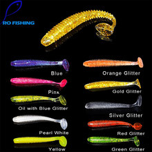 Pesca 100 pcs/bag 0.63g/5cm artificial for Japan Shad Soft Fishing Worms Swimbaits fishing lures Baits sets Mighty Bite