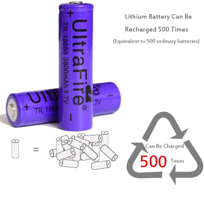 10pcs Consumer Electronics Power Source Rechargeable Batteries 18650 battery rechargeable battery for powerbank flashlight