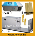 Hot Sale 3 in 1 110v 220v Electric Tornado Potato Cutter Electric Deep Fryer Bamboo Skewers