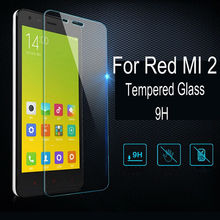 Premium Tempered Glass for Xiaomi Redmi 2 Anti scratch 9H Explosionproof 0 25D Arc Edge Screen