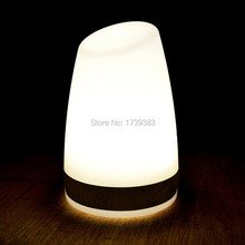 Free shipping 1 piece colorful changeable rechargeable cylinder LED bar table lamp dimmable led night light for bar decoration