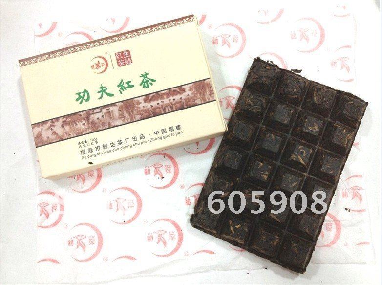 100g 24 Piece Chocolate Shaped Black Tea Bai Lin Gongfu Black Tea 