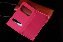Slim View Window Shell Luxury PU Leather Case Flip Back Cover Shockproof Holster Phone Bag For