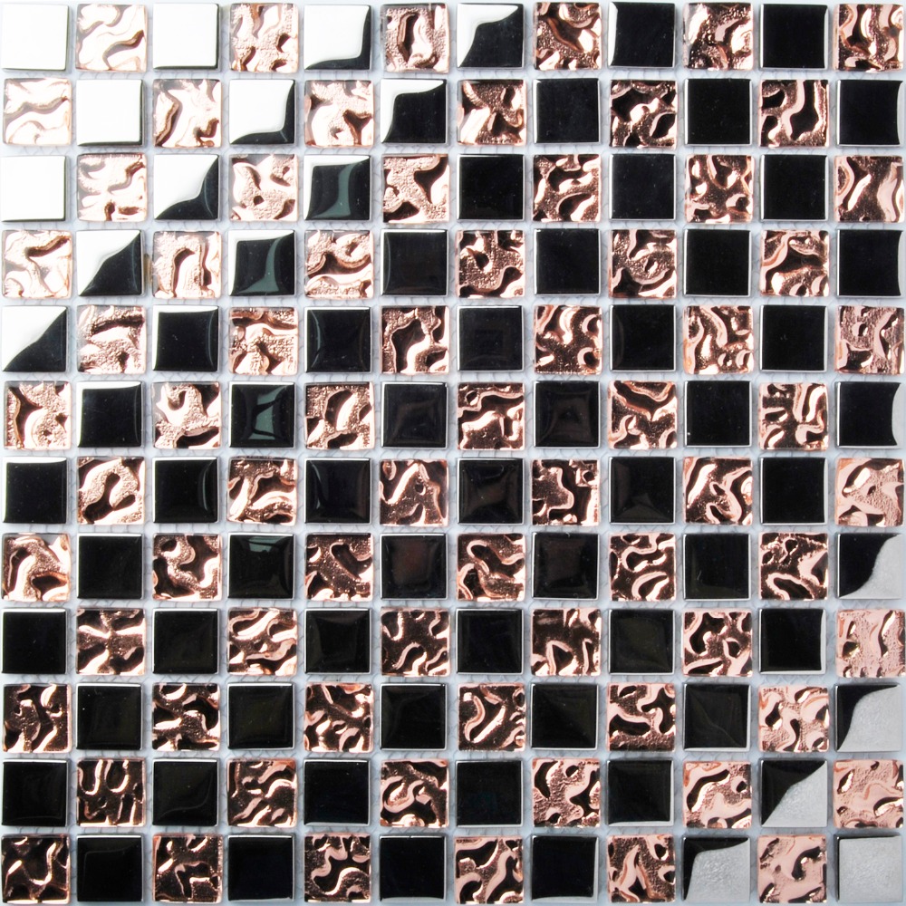 Compra negro brillante azulejos online al por mayor de China