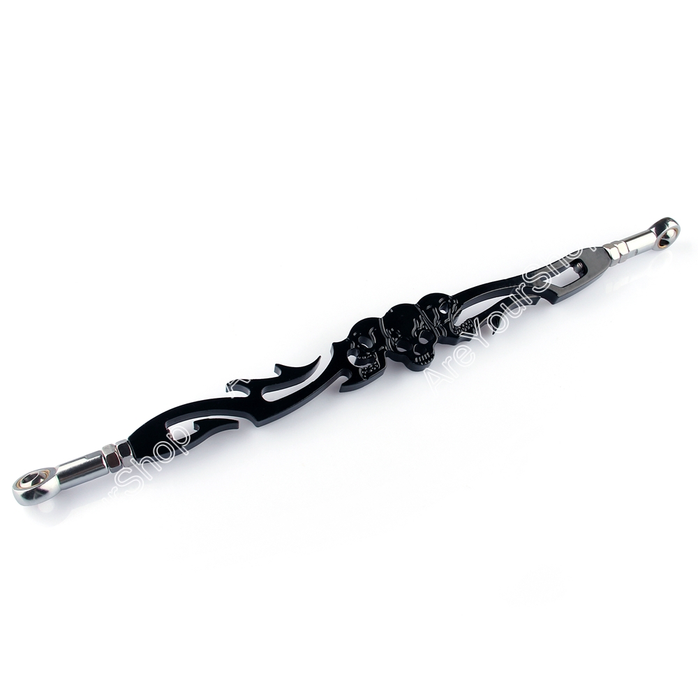 Spear Arrow Type Black Chrome For Harley Softail FXDWG Dyna Wide Glide FLHR FLT FLHT Motorcycle