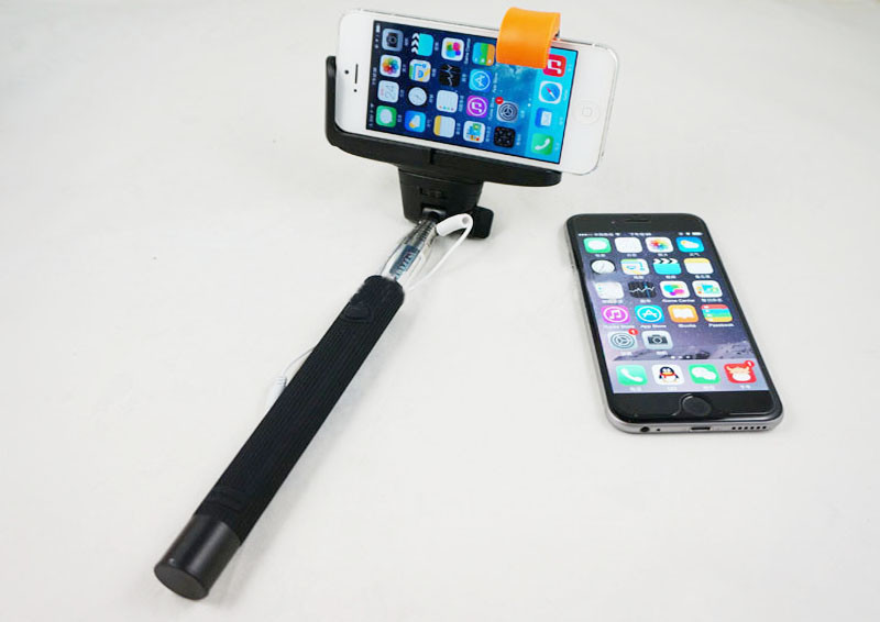 2020 Z07 7 Mobile Phone Wired Monopod Audio Cable Wired Selfie Stick
