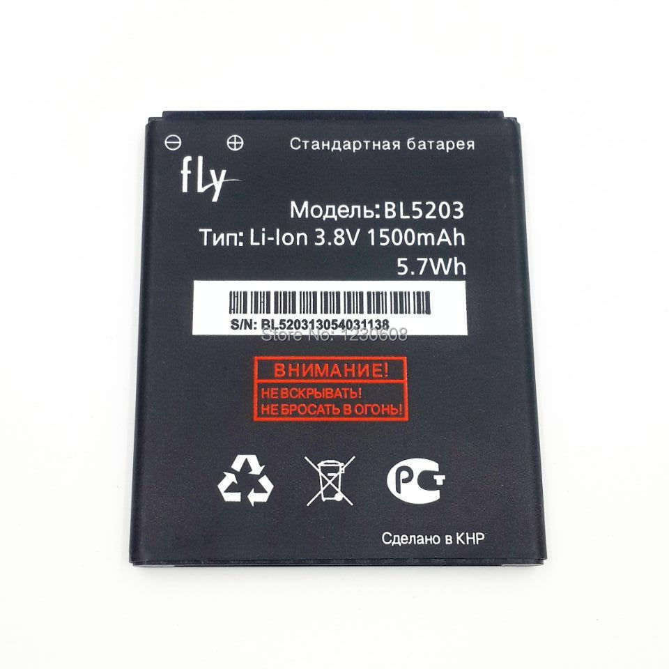  for fly iq442 Quad Miracle 2 BL5203 BL 5203 battery High quality mobile phone battery
