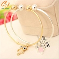 Gold Plated Owl Bracelets For Women Crystal Bracelets Bangles Vintage Jewelry Pulsera 2016 Fashion Opening Bracelet