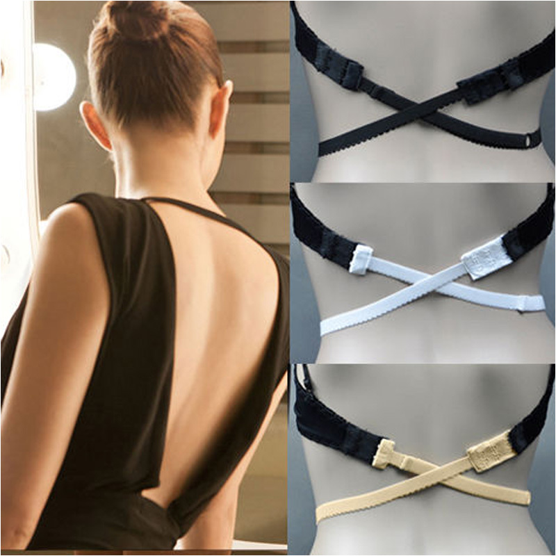 3 PCS a set Low Back Backless Adapter Converter Bra Strap Fully Adjustable Backless Extender Hook
