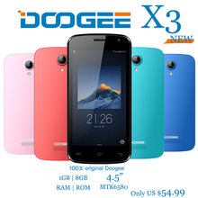 NEW Smartphone Doogee X3 MTK6580 Quad Core 1 5GHz 4 5Inch IPS 1GB RAM 8GB ROM