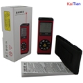 60M 196 8ft Laser Distance Meter with bubble level Rangefinder Range finder Tape measure wholesale Free
