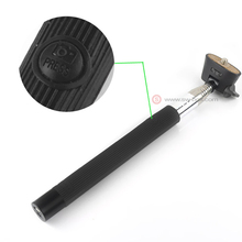 Wireless Bluetooth Remote Control Self portrait Monopod for Andriod iPhone Black