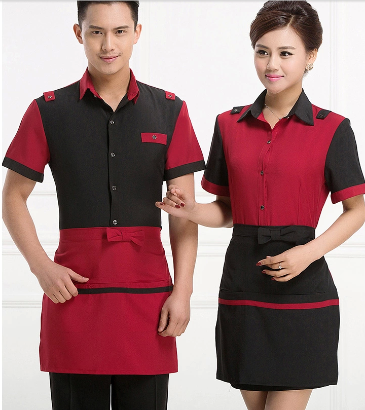 Damen Kleid Anzug Weste Formell Arbeit Tank Uniform Café bar Kellnerin