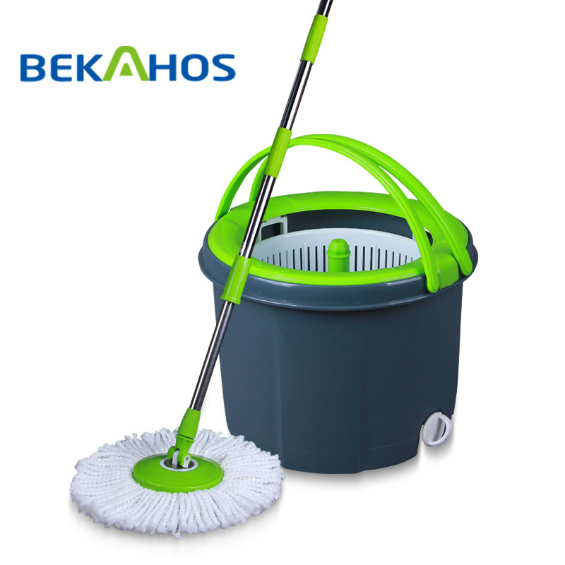 2015 New Arrival Easy Use Green Super Mini Single Bucket Spin Mop For