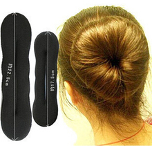 TS 2015 hot sale Women s Magic Foam Sponge Hairdisk Hair Device Donut Quick Messy Bun