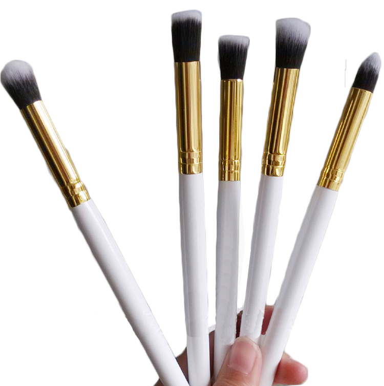 eye brushes eyeshadow eyebrow  eyeshadow 5pcs  natural natural brush brushes  blending foundation