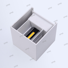 IP65 cube adjustable surface mounted led cob wall light,wall light led 7W,up and down wall light CE RoHs