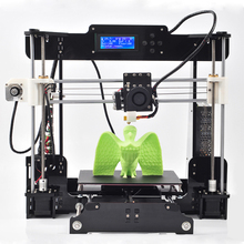 dhl shipping size220*220*235mm High Quality Precision Reprap Prusa i3 DIY 3d Printer kit with16GB TFcard+1roll PLA/ABS filament
