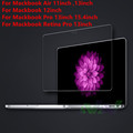 Transparent Tempered Glass Screen Protector Films For MacBook Pro Air 11 12 13 For Retina Pro