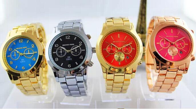 Free shipping New Style Fashion Bear luxury brand watches Women gold Watches Lady Rhinestone Quartz famous
