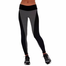 2015 New Arrival Women Sports Pants Elastic Exercise Female Sports Elastic Fitness Running Trousers Slim Leggings