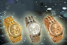 New Arrival Fashionable And Classic Diamond Stainless Steel Wrist Watch Gold Silver Rose Gold Color WH