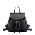 Famous Brand Women Korean Style Small Backpack Fashion Plain PU Travel Bag Designer Drawstring Flap Bag