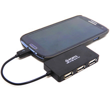 Free Shipping Micro USB OTG 4 Port HUB For OTG Cell Phone Tablet With OTG Function Equipment