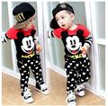2016 brand new Boys clothing set kids sports suit children tracksuit boys long shirt pants gogging