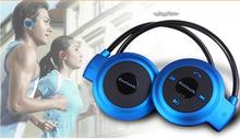 Hot Mini503 BH503 Neckband Mini Wireless Sport Bluetooth Headset headphone Music Stereo Bluetooth Earphone Micro SD
