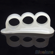 2016 2PCS Gel Toe Separators Stretchers Alignment Bunion Pain Relief Feet Care 7GWV 8LBA