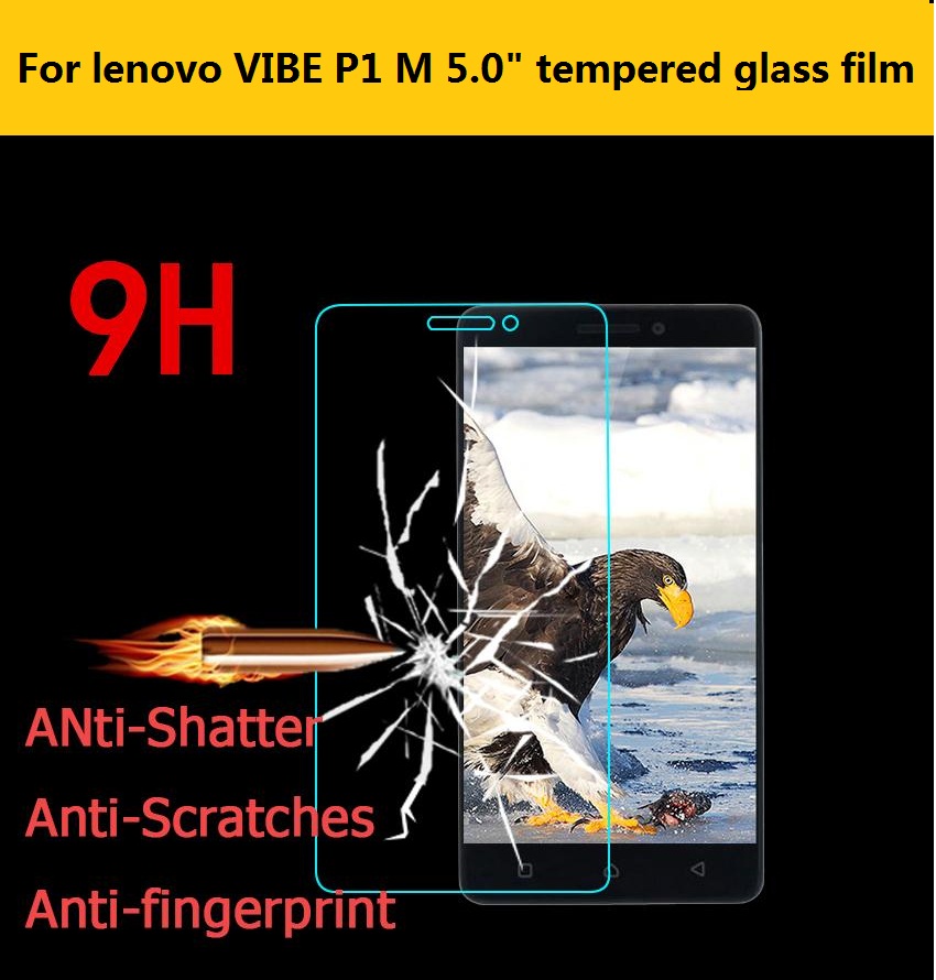 Гаджет  0.26mm 2.5D 9H Tempered Glass film for Lenovo VIBE P1 M 5.0" Anti-shatter front Screen Protective lcd films for Lenovo vibe p1 m None Телефоны и Телекоммуникации