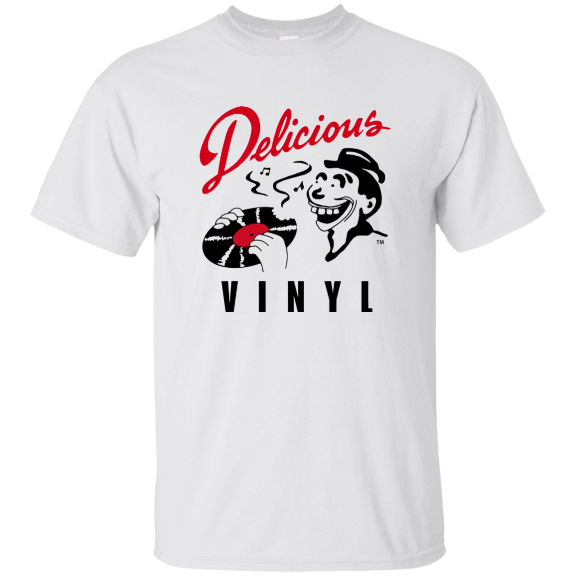 Delicious Vinyl Music Label Hip Hop DV Apparel White T-Shirt S-6XL