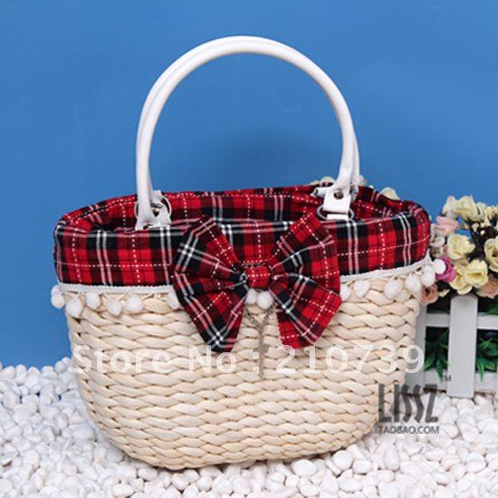 Free shipping,promotional bag,summer bag.Bow handbag,beach bag,wholesale and retail Promation ...