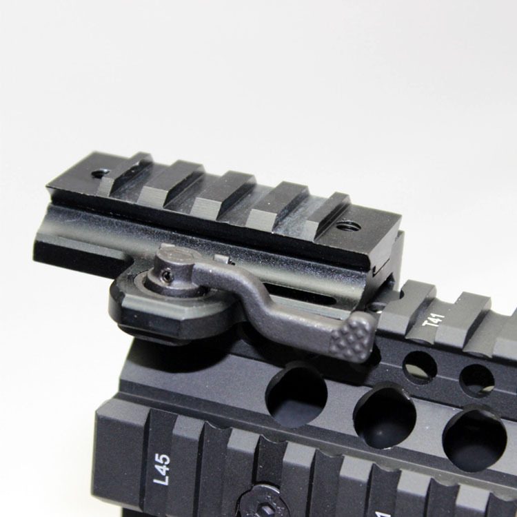 Riser Mount for Rifles with Picatinny/Weaver Rail 4 Slot Universal QD