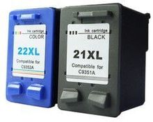 2PK For HP 21XL 22XL Compatible Ink Cartridges For HP Deskjet 3915 3920 3930v D1530 D1320 D1311 D1455 Printer