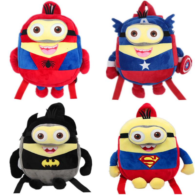 Minion Super Hero Mix Type Mochila Infantil Cartoo...