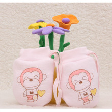 0-6 Monthes Cotton Baby Winter Warm Gloves Cartoon Printed Newborn Baby Mittens Infant Knitted Gloves Baby Accessories Autumn
