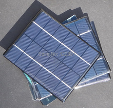 High Quality 2W 6V Solar Cell Solar module Solar Panel For Battery Charger DIY Bolycrystalline Hot Sale 3pcs/lot Free Shipping